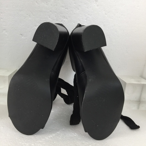 Justfab Maxwell. Black leather ankle boots. Sz. 8. - Picture 6 of 8